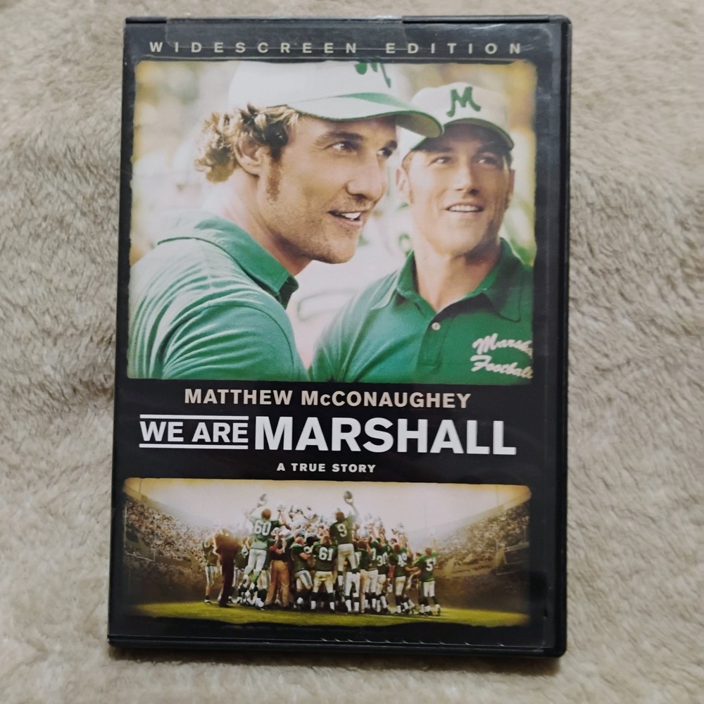 We Are Marshall DVD Widescreen Edition Matthew McConaughey Sports Drama Movie